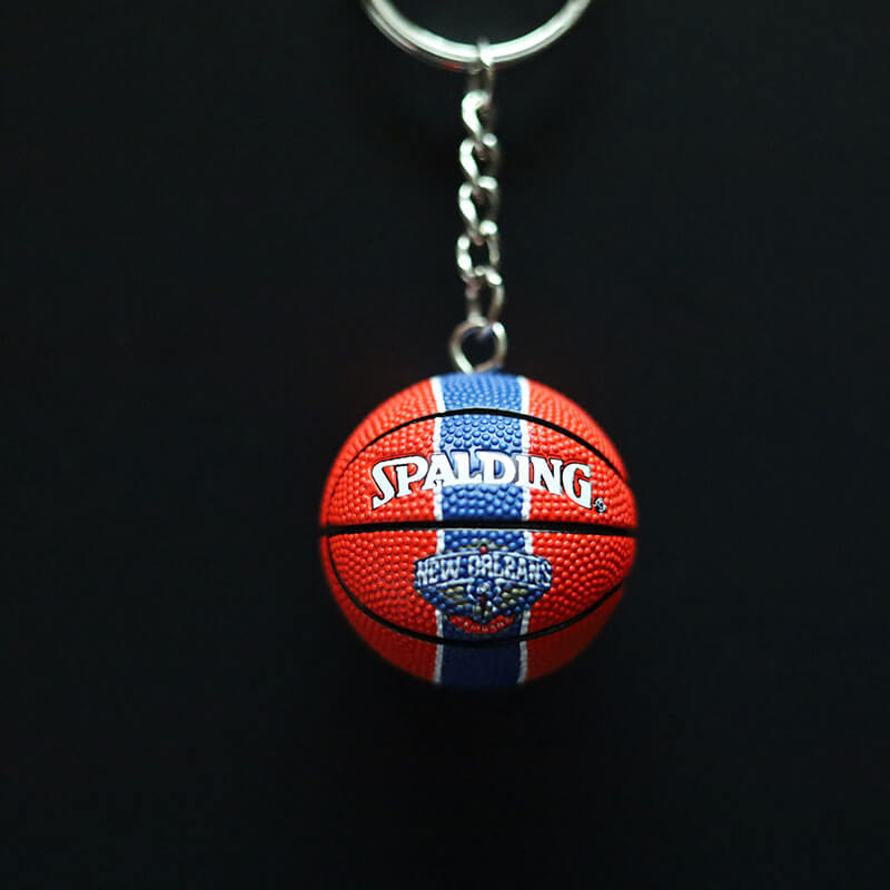 NBA Keychain Basketball New Orleans Pelicans