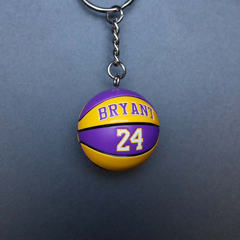NBA Keychain Basketball Kobe Bryant LA #24