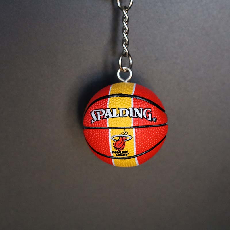 NBA Keychain Basketball Miami Heat